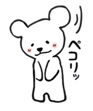 White bear stickers sticker #3693169