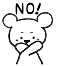 White bear stickers sticker #3693171