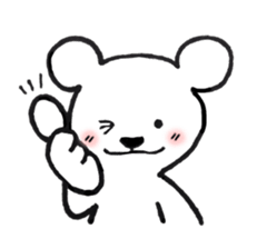 White bear stickers sticker #3693176
