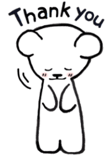 White bear stickers sticker #3693184