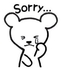 White bear stickers sticker #3693194