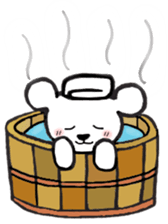 White bear stickers sticker #3693196