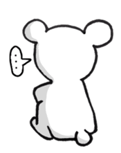 White bear stickers sticker #3693202