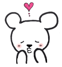 White bear stickers sticker #3693204