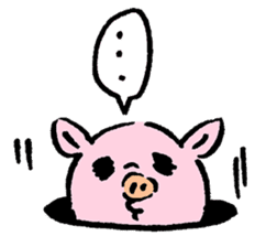 Baby pig chaos version sticker #3693807