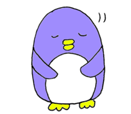 Colorful penguins PETA sticker #3693852