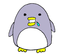 Colorful penguins PETA sticker #3693853