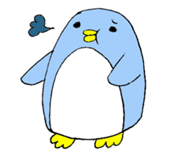 Colorful penguins PETA sticker #3693856