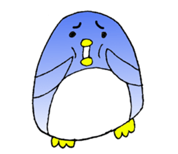 Colorful penguins PETA sticker #3693858