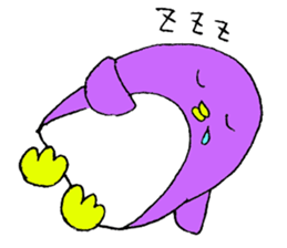 Colorful penguins PETA sticker #3693861