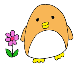 Colorful penguins PETA sticker #3693864