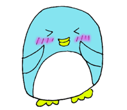 Colorful penguins PETA sticker #3693867