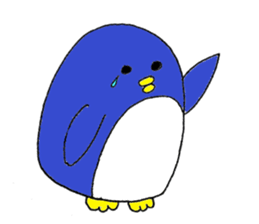 Colorful penguins PETA sticker #3693868