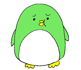 Colorful penguins PETA sticker #3693872