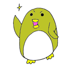 Colorful penguins PETA sticker #3693877