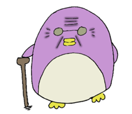 Colorful penguins PETA sticker #3693878