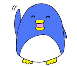 Colorful penguins PETA sticker #3693879