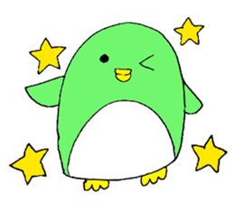 Colorful penguins PETA sticker #3693882