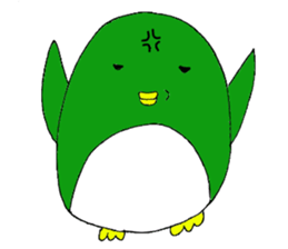 Colorful penguins PETA sticker #3693886