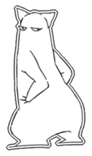 cat 's sticker #3693972