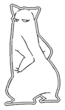 cat 's sticker #3693972