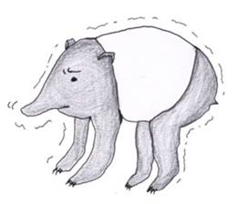 Surreal Malaysia tapir sticker #3694009