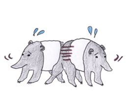 Surreal Malaysia tapir sticker #3694015