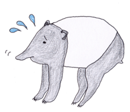 Surreal Malaysia tapir sticker #3694036