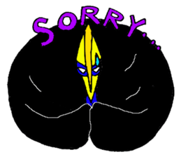 angry Cassowary sticker #3694050