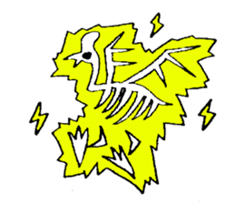 angry Cassowary sticker #3694057