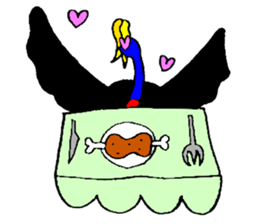 angry Cassowary sticker #3694062