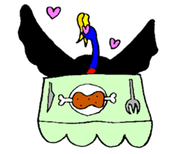 angry Cassowary sticker #3694062