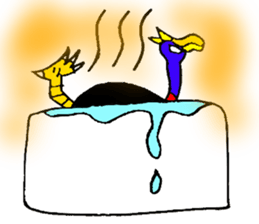 angry Cassowary sticker #3694063