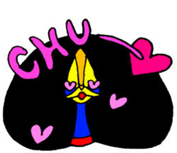 angry Cassowary sticker #3694076