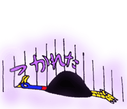 angry Cassowary sticker #3694079