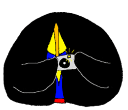 angry Cassowary sticker #3694082