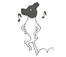 Japanese Terrier U-taro 3 sticker #3694090