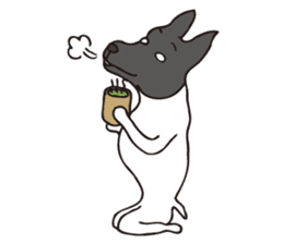 Japanese Terrier U-taro 3 sticker #3694105