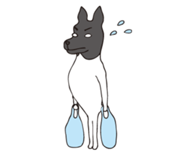 Japanese Terrier U-taro 3 sticker #3694113