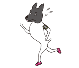 Japanese Terrier U-taro 3 sticker #3694122