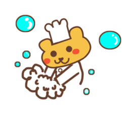 patissier bear sticker #3694160