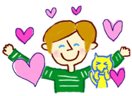 Polky and Cat sticker #3694420