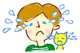 Polky and Cat sticker #3694428