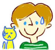 Polky and Cat sticker #3694429