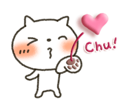 CAT and LOVE sticker #3695049