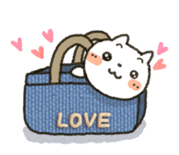 CAT and LOVE sticker #3695052