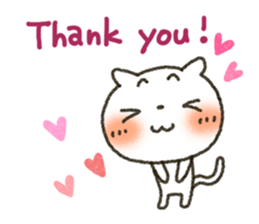 CAT and LOVE sticker #3695069