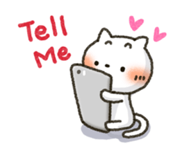 CAT and LOVE sticker #3695073