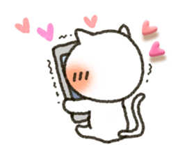 CAT and LOVE sticker #3695075