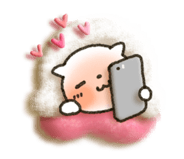 CAT and LOVE sticker #3695084